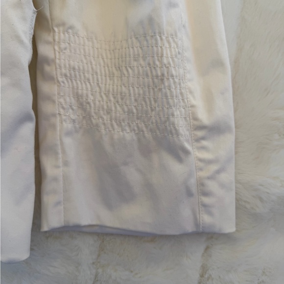 Zara White Blazer Jacket M Structured Minimal Chic - Picture 6 of 7